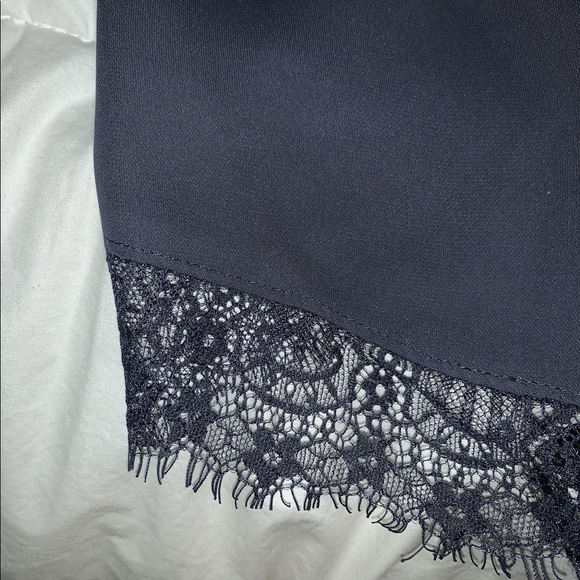 Navy Blue Lauren Conrad Blouse - Picture 2 of 3